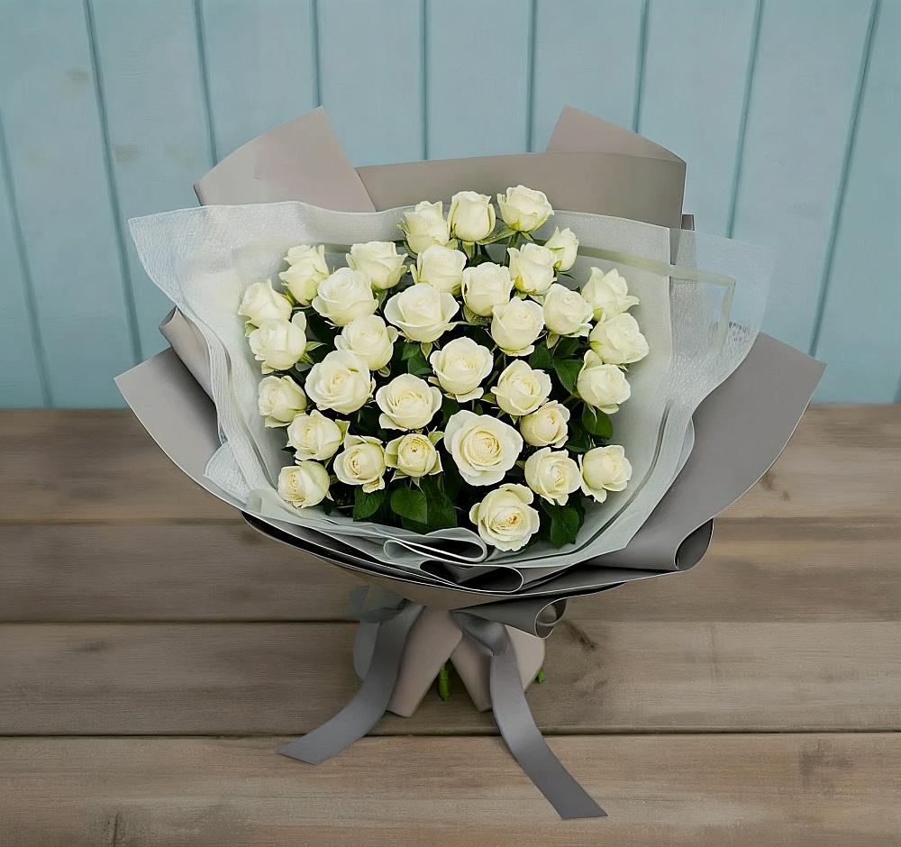 Букет Белоснежная нежность в Карпинске
