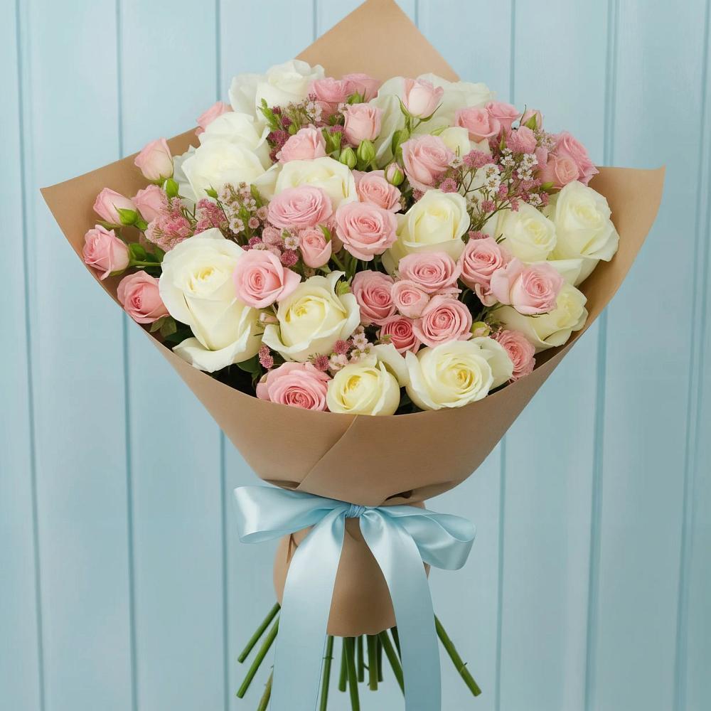 Букет цветов из: Розы в Карпинске
