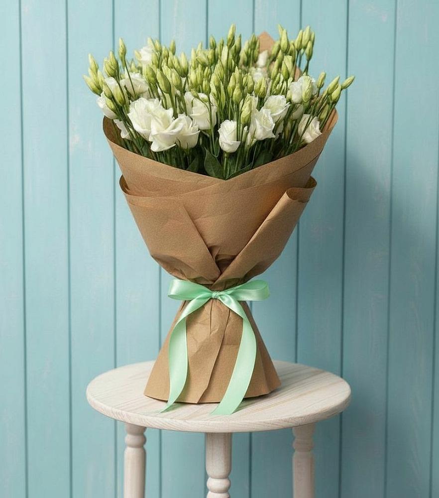 Букет цветов из: Лизиантусы в Карпинске