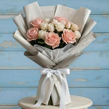 Букет цветов из:  Розы #REPLACE_PRED# Карпинске